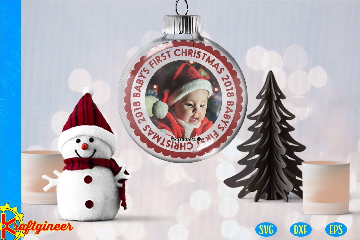 First Christmas SVG | Christmas SVG, DXF, EPS, Cut File