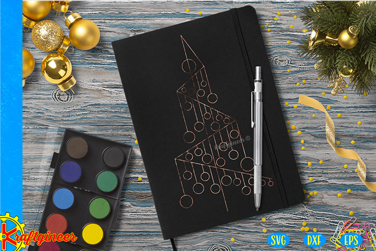 Single Line Xmas Tree