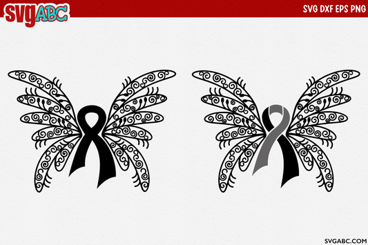 Awareness Butterfly Outline