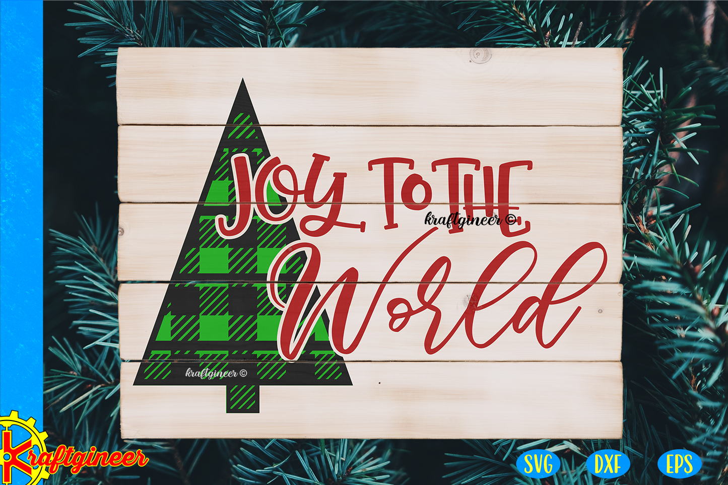 Joy Plaid Tree