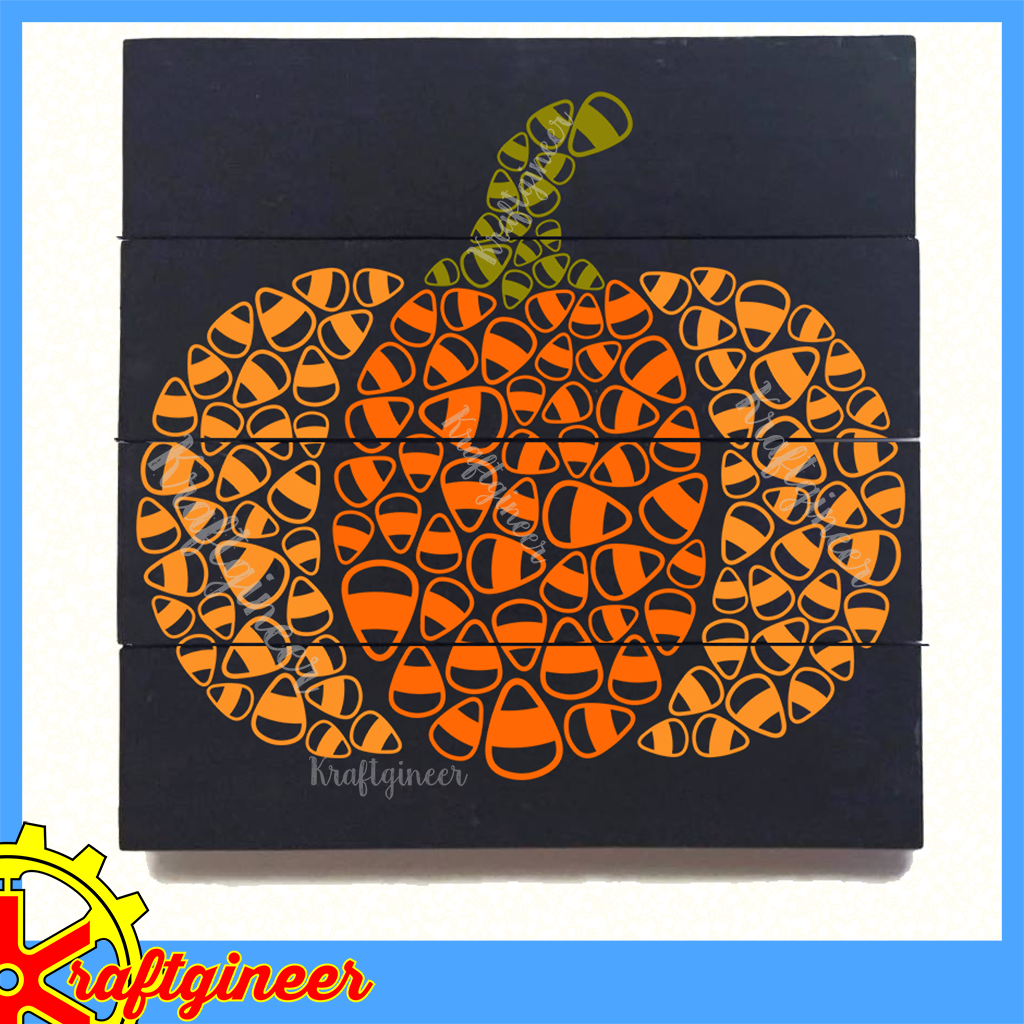 Candy Corn Pumpkin