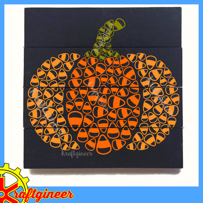 Candy Corn Pumpkin
