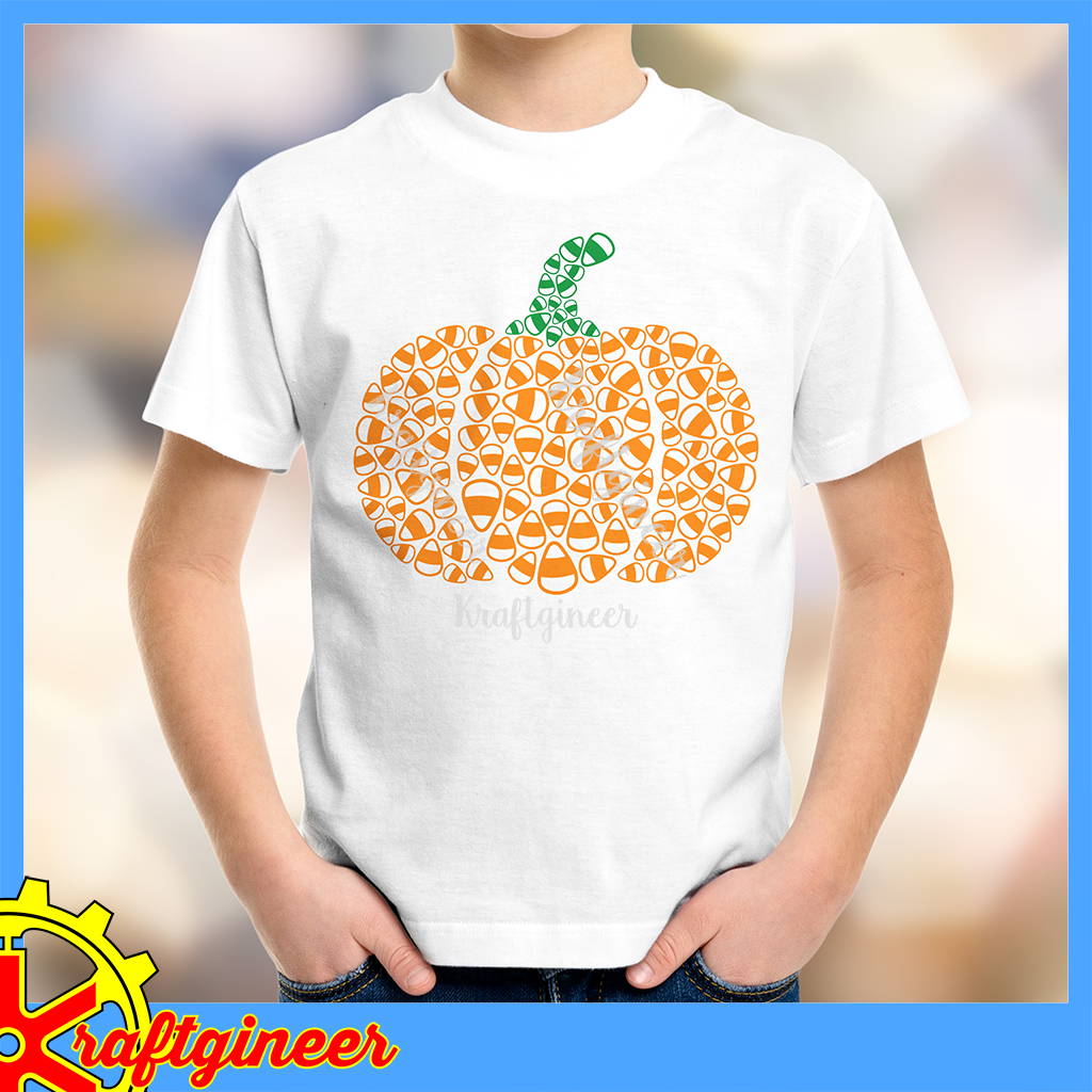 Candy Corn Pumpkin