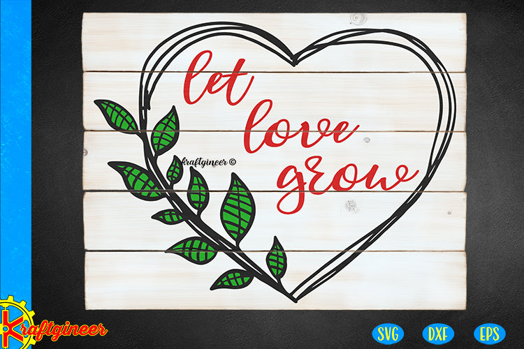 Wreath Heart Grow