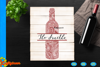 Zen Wine Bottle Set